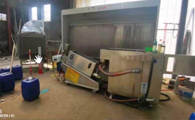 噴漆房水簾噴漆柜廢水怎么處理？